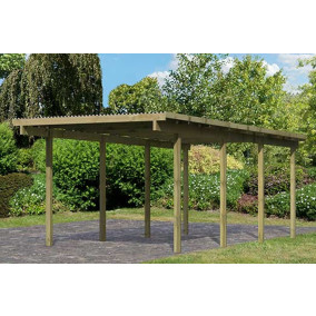 Karibu | Enkele Carport Eco 2 | Variant A